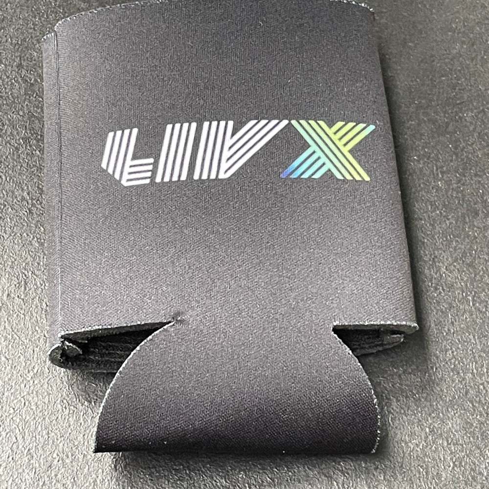 liv x golf event tournament drink beer coozy cozy holder las vegas united states